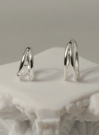 Carson Minimal Snap Earring (1pc) IU506