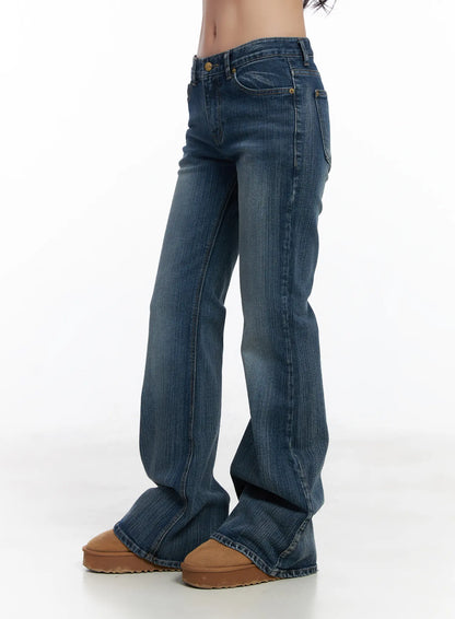 Astrid Low Rise Flared Bootcut Jeans CJ514