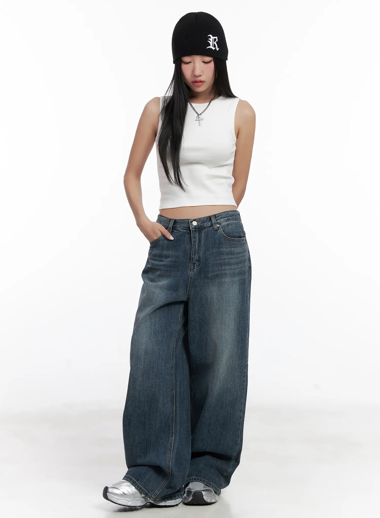 Basic Ribbed Crop Tank Top CN528