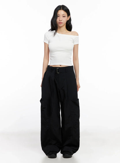 Casual Off-Shoulder Top IG508