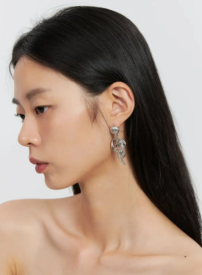 Bold Knot Earrings IS515