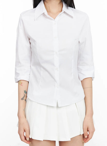 Classic 3/4 Sleeve Shirt CM516