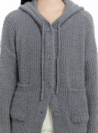 Button-Up Knit Cardigan IM519