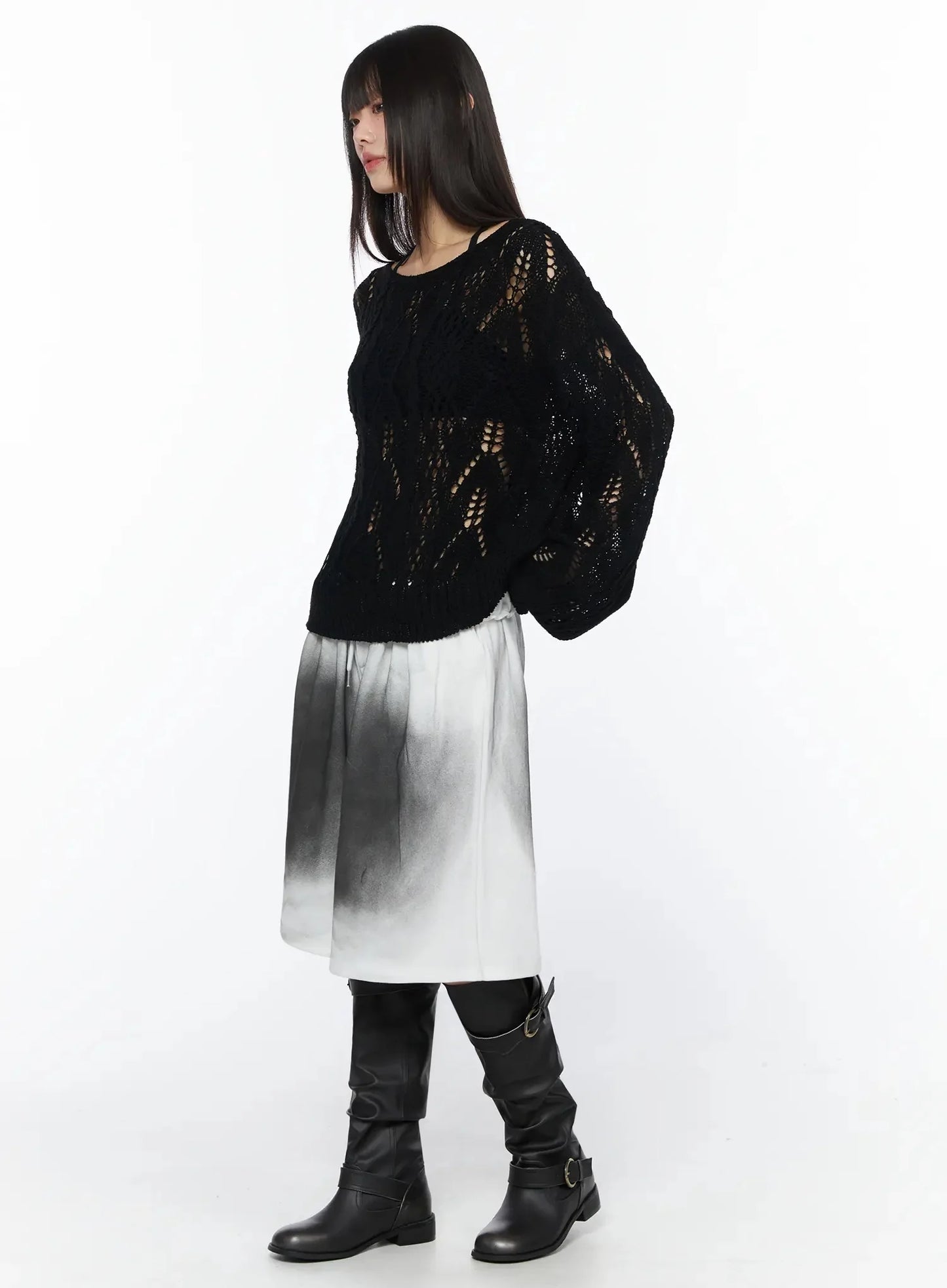 Boho Chic Boat Neck Sweater IY525