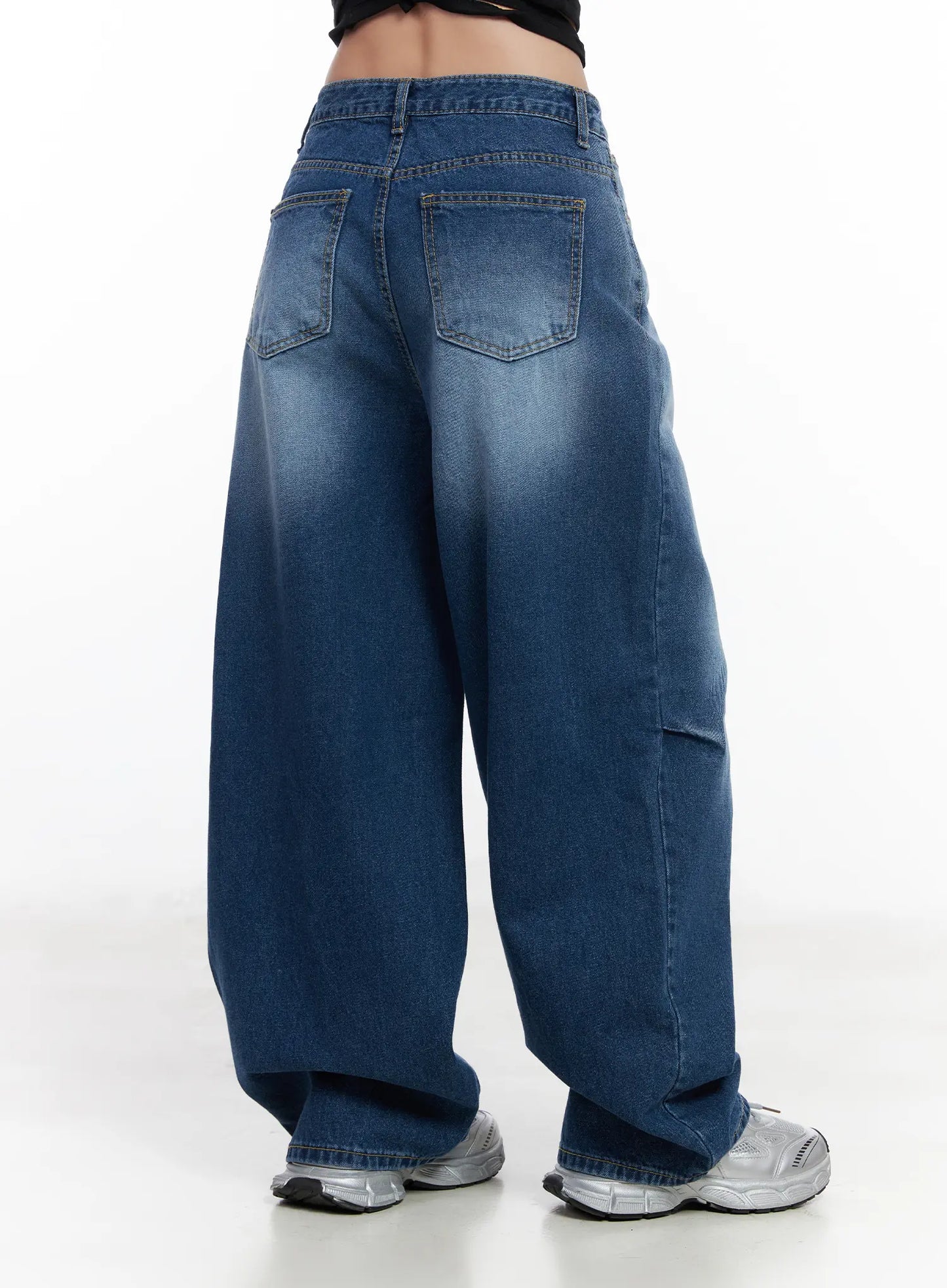 Azari Washed Baggy Jeans CJ530