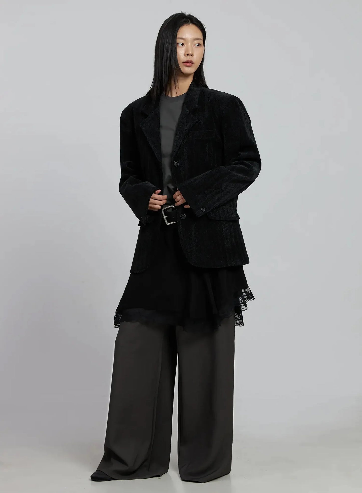 Classic Velvet Oversized Blazer IM520