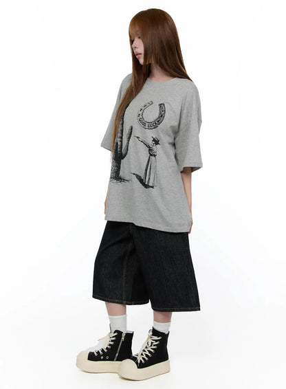 Ayleen High-Waist Wide Leg Jorts CA521