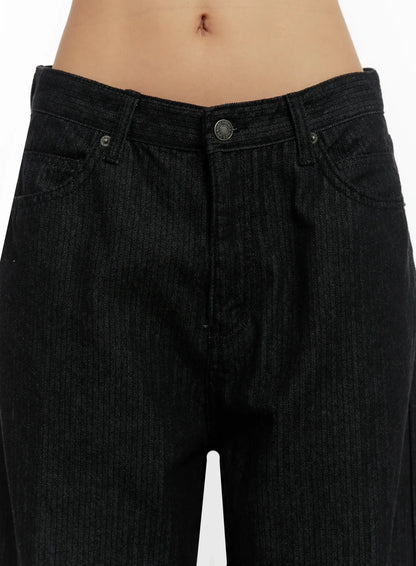 Amyra Baggy Striped Jeans ID525