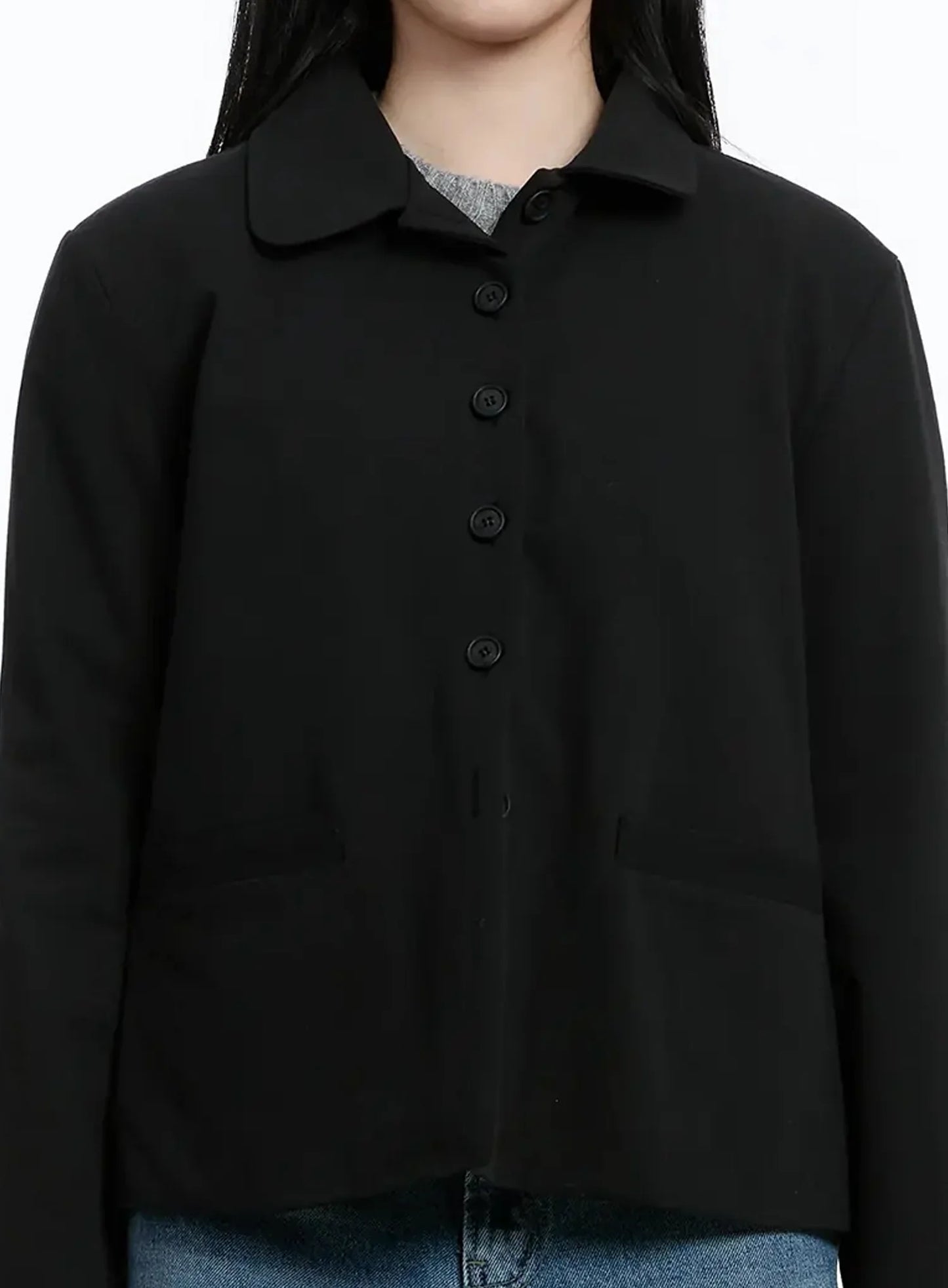Classic Button-Up Blazer IM519