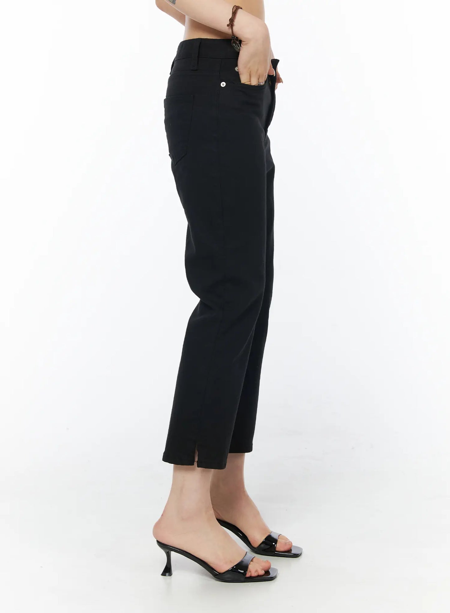 Black Ankle Pants CY527