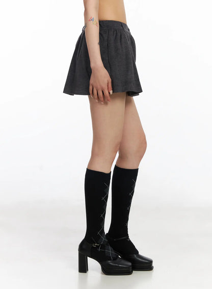 Classic Pintuck Mini Skort CJ522