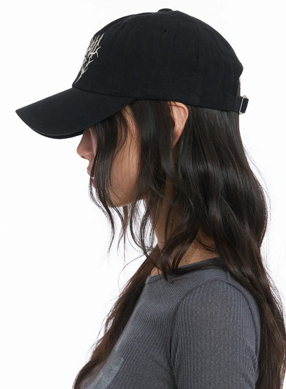 Basic Graphic Embroidered Cap CJ501