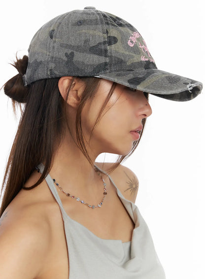 Camo Graphic Baseball Cap CM525