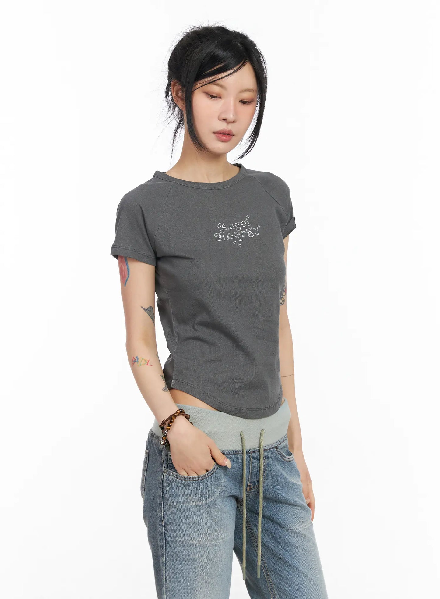 Angelic Rhinestone T-Shirt CM517