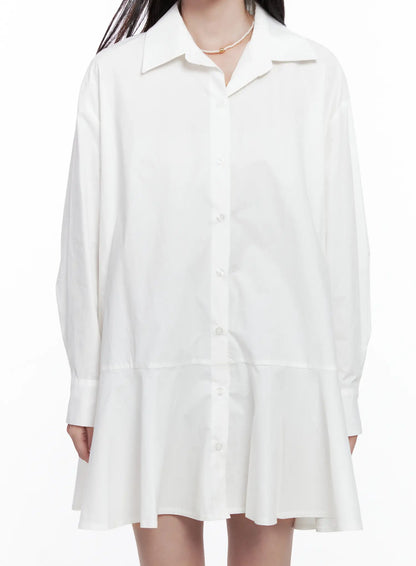 Button-Up Midi Dress CS519