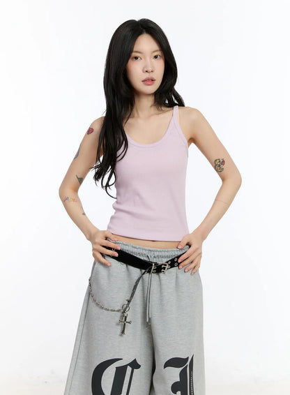 Basic Ribbed Tank Top CA506