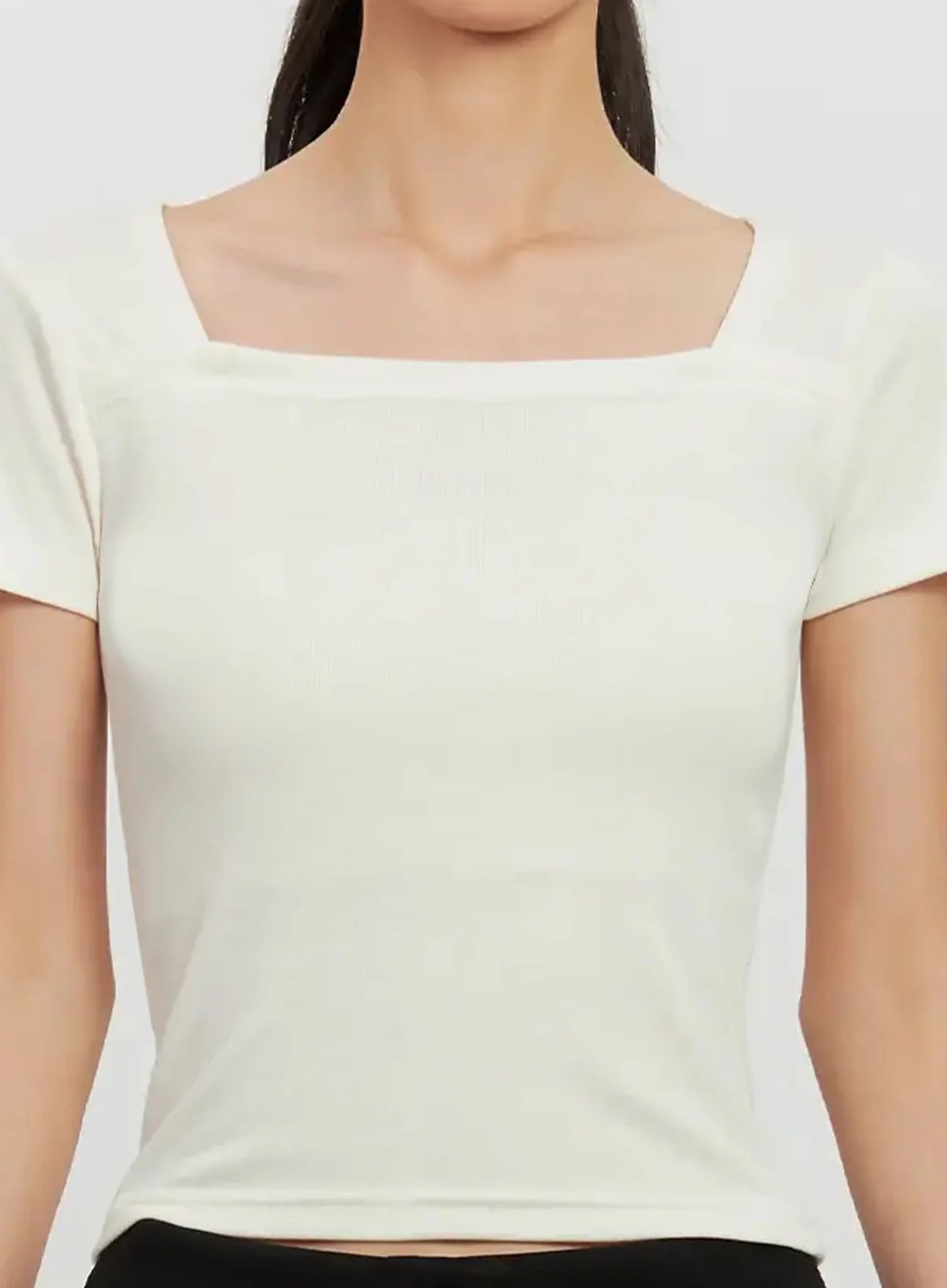 Classic Square-Neck Top IL528