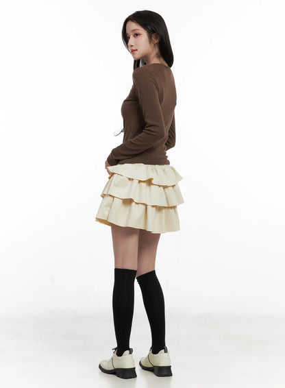 Casual Round Neck Long Sleeve CN526