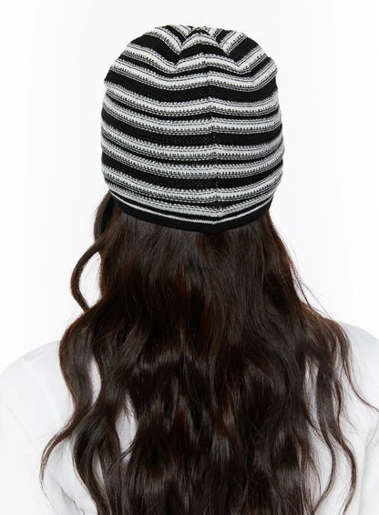 Casual Striped Knit Beanie CY514