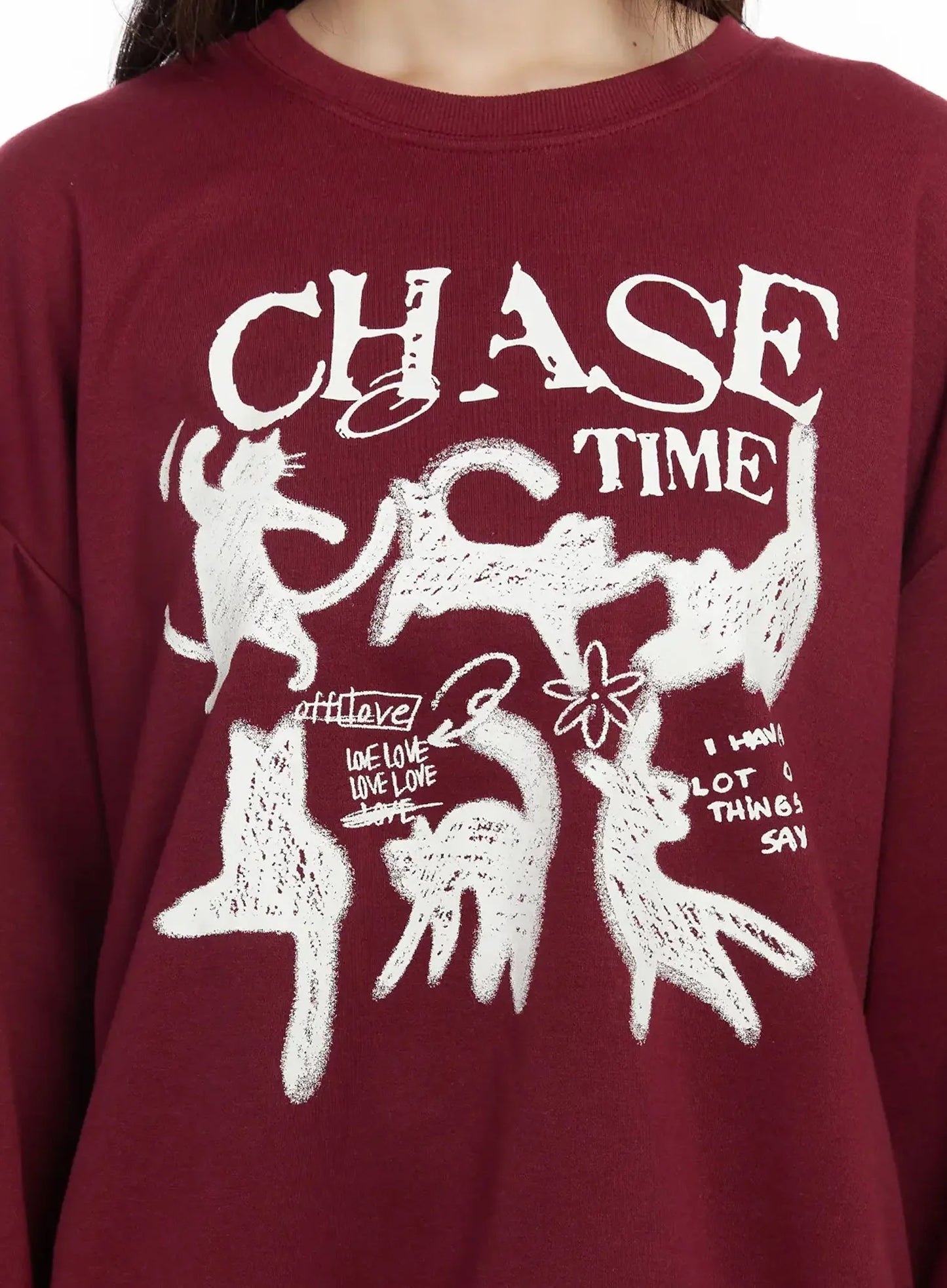 Chase Time Graphic Sweatshirt F516