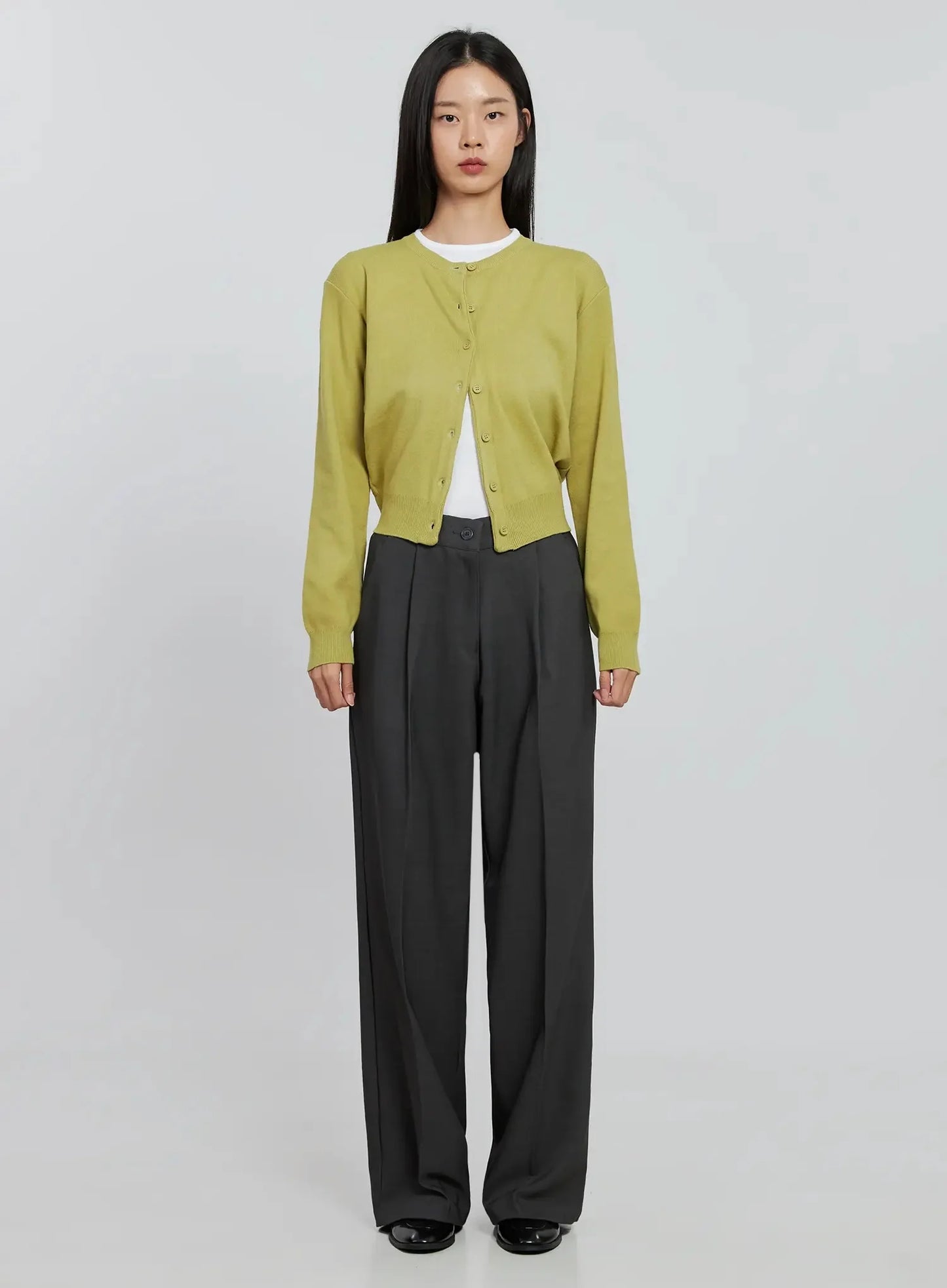Casual Button-Up Cardigan IN507