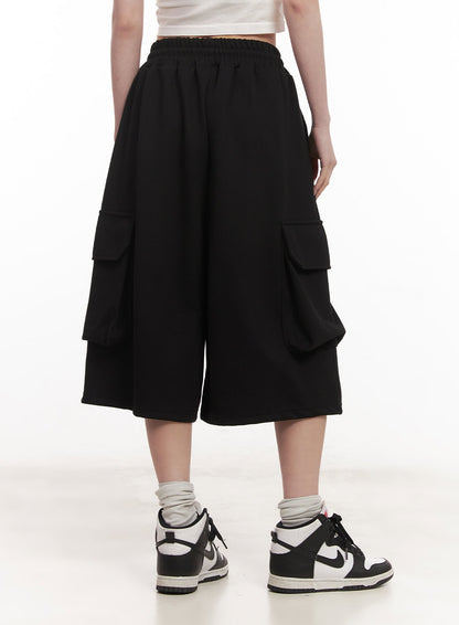 Cargo Oversized Bermuda Sweatshorts CM518