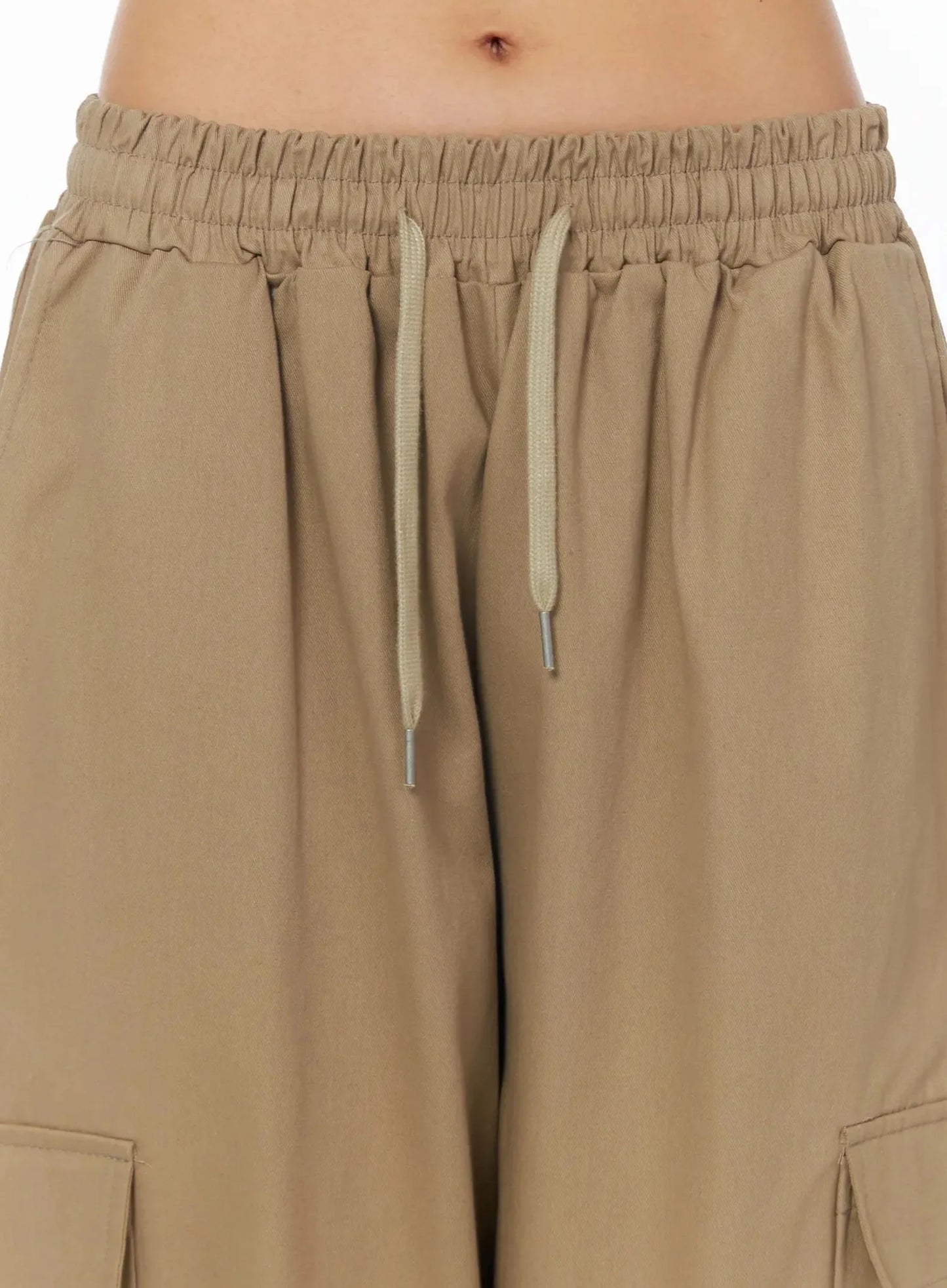 Casual Wide Leg Cargo Pants IU509