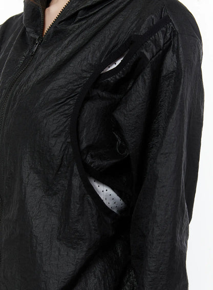 Chic Zip-Up Windbreaker Jacket CU508