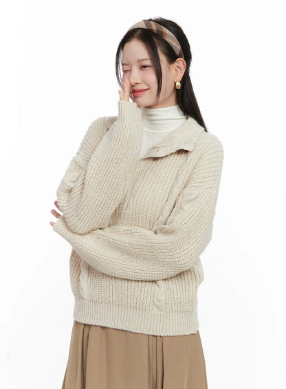 Chunky Knit Pullover CO531