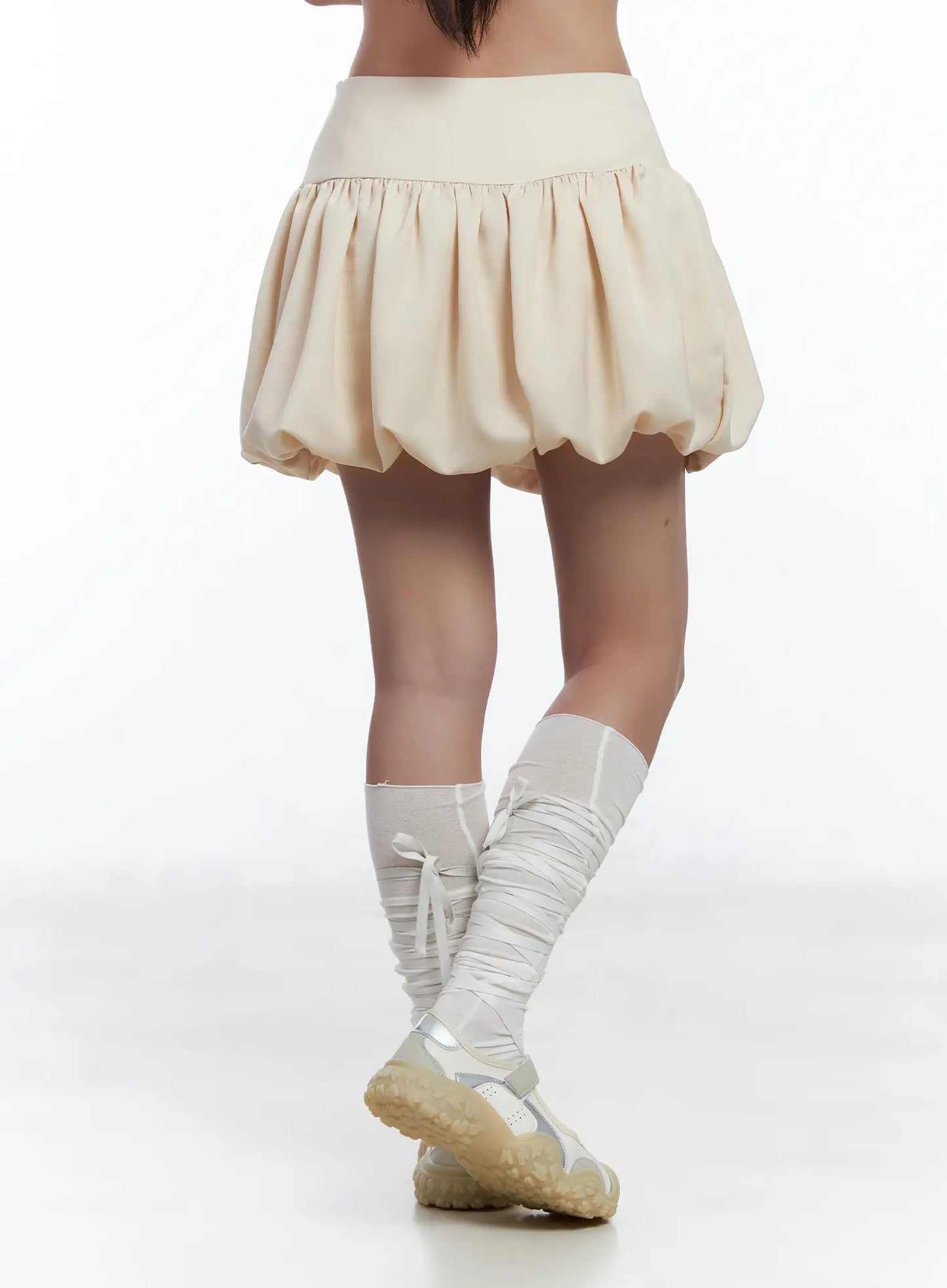 Bubble Hem Mini Skirt CJ530