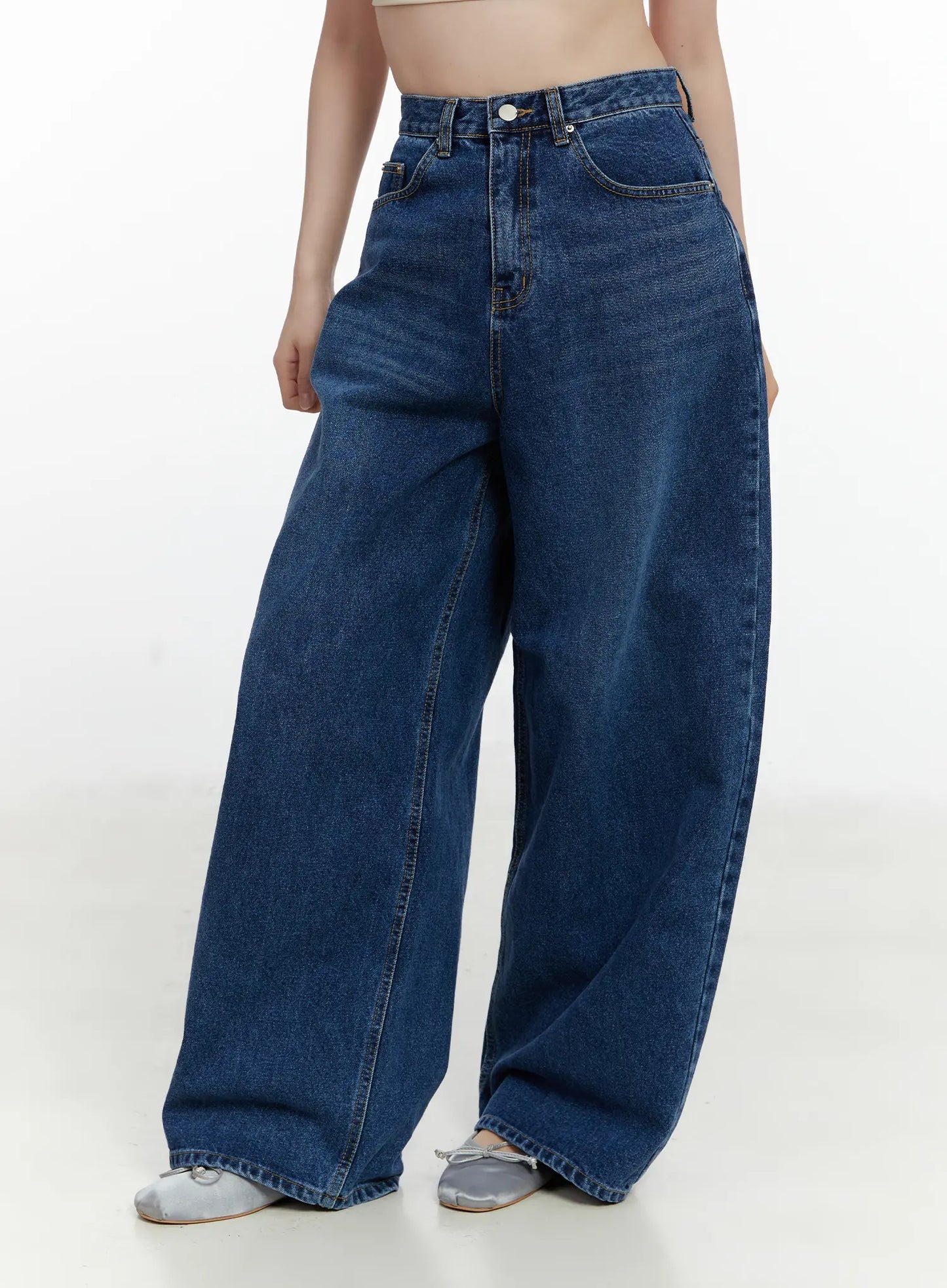 Alivia Casual Wide Leg Jeans F502