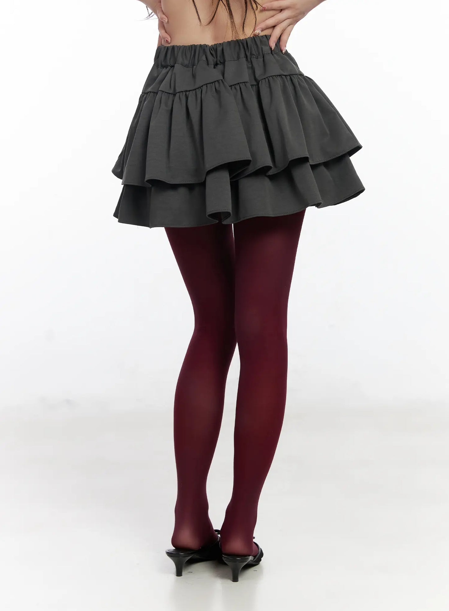 Chic Ruffled Layered Mini Skirt CJ526
