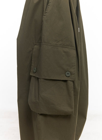 Balloon-Fit Baggy Cargo Pants CY520