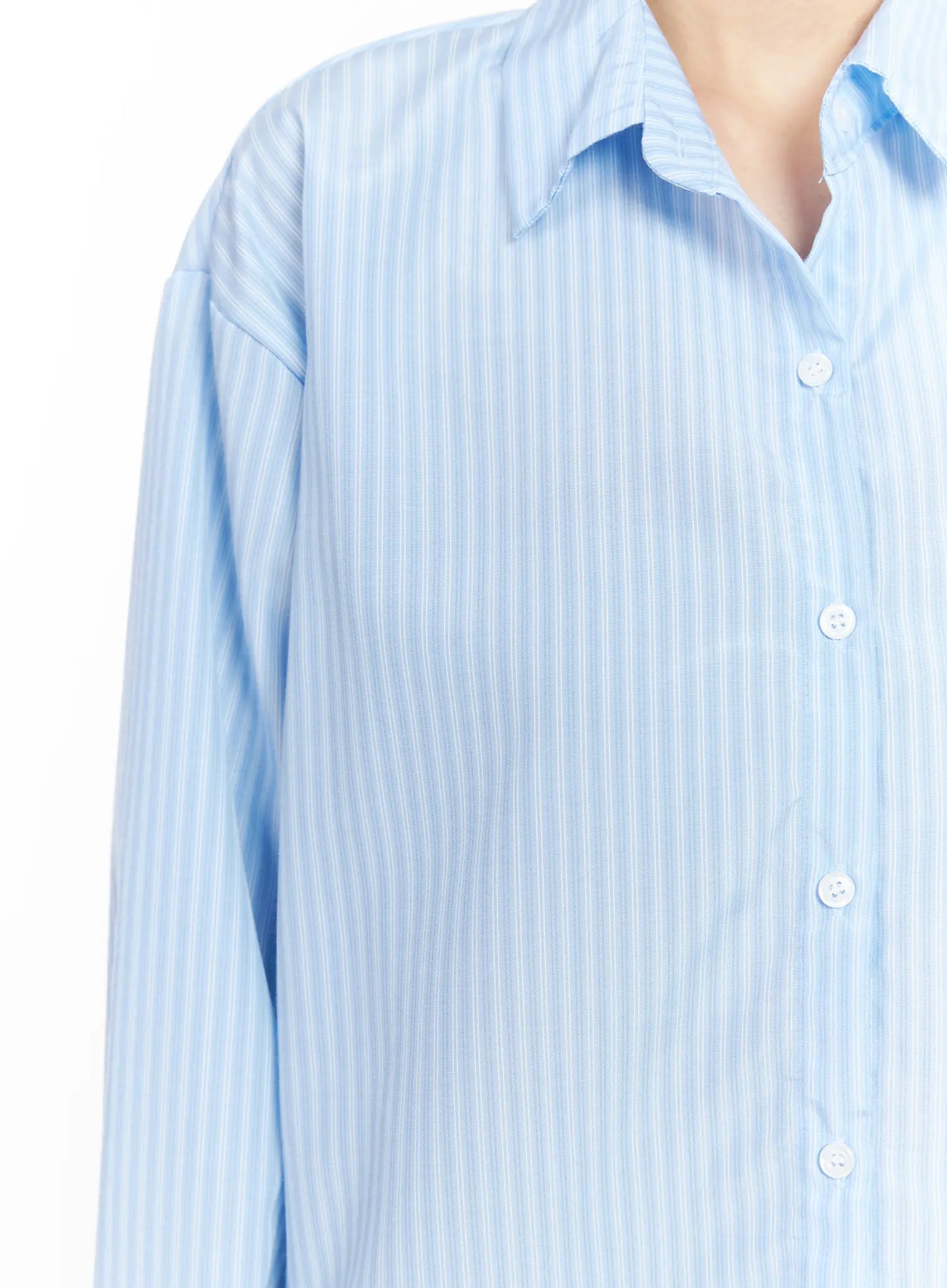 Classic Striped Button-Up Shirt CM516