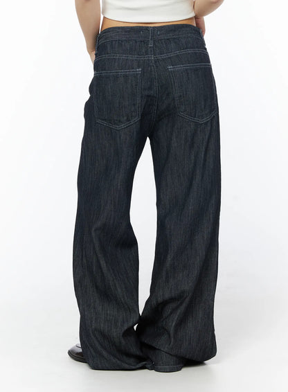 Aomi Wide Leg Jeans CY522