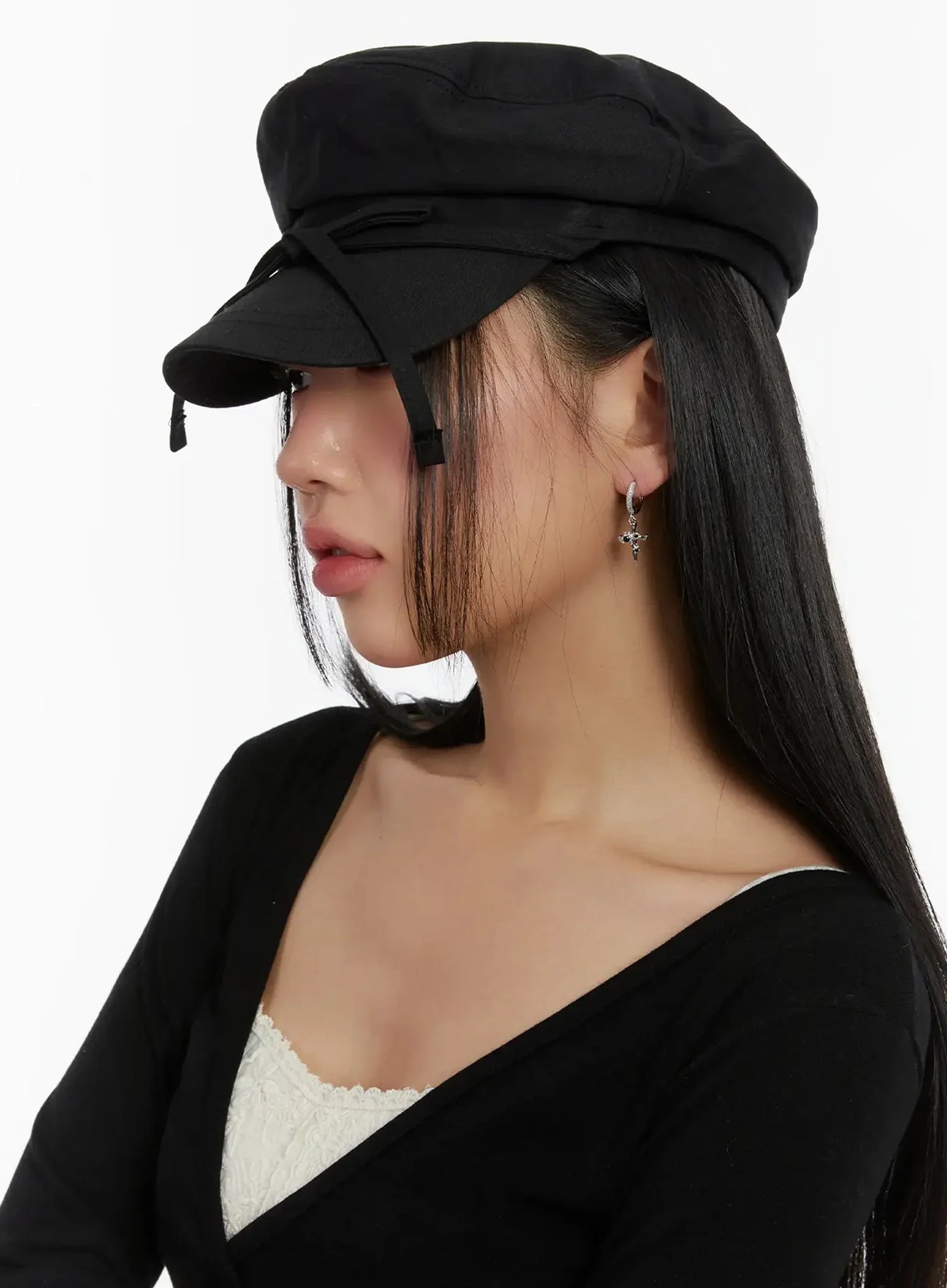 Chic Bow Detail Cap ID525