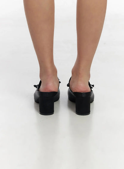 Black Ribbon Sandals CM525