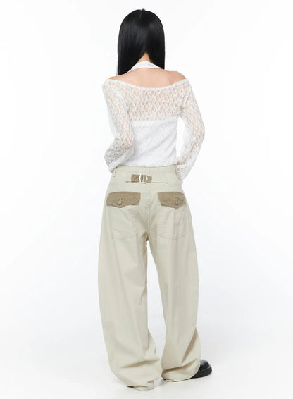 Chic Sheer Lace Top Set CY512
