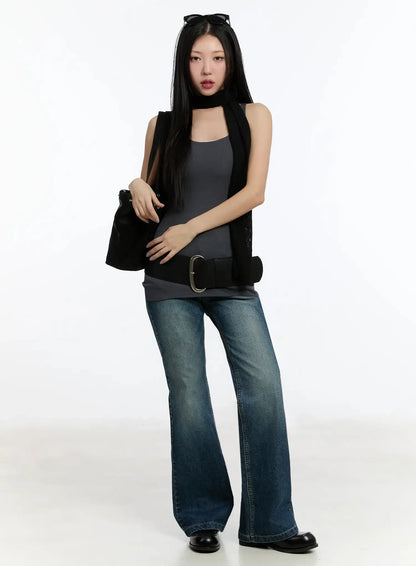 Basic U-Neck Tank Top IM509