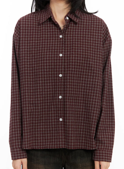 Classic Plaid Flannel Shirt CD502