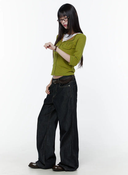 Alou No-Fade Wide-Leg Jeans CU505