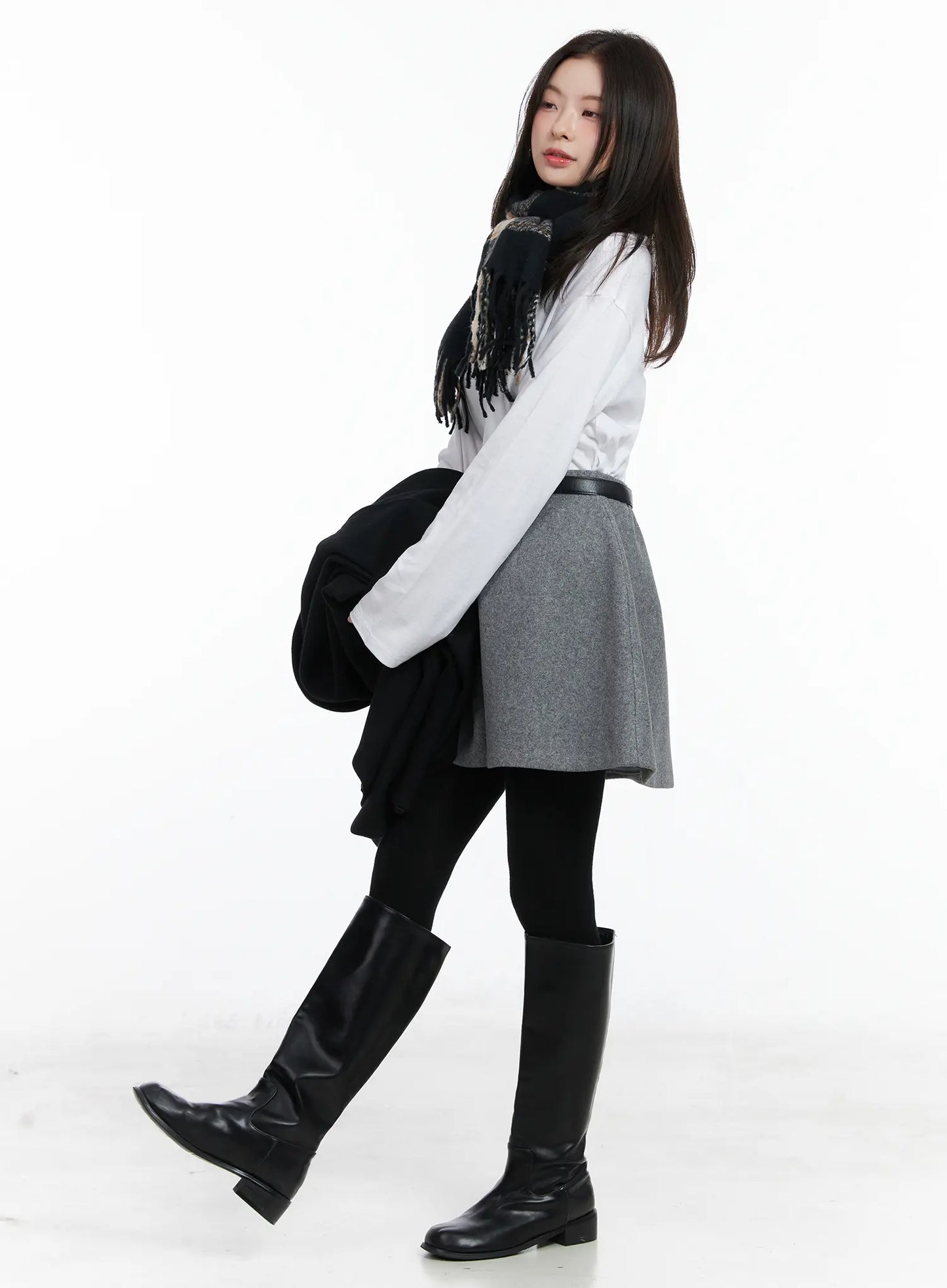 Classic Oversized Turtleneck Long Sleeve Top CN518