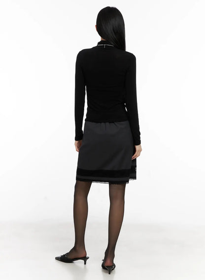 Basic Slim Fit Long Sleeve Turtleneck CG526