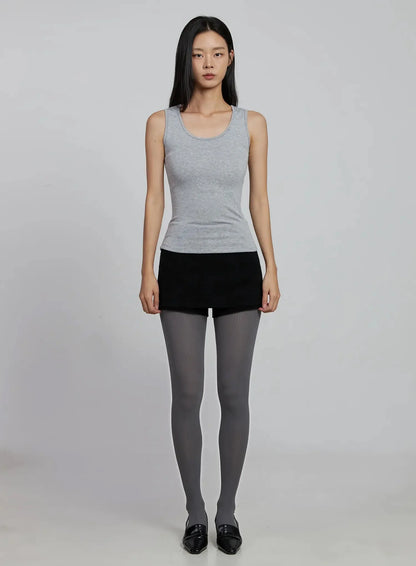 Classic U-Neck Tank Top IM520