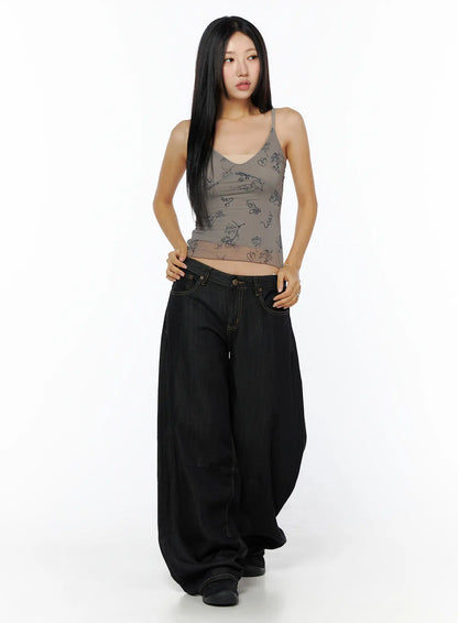 Chandler Wide Leg Jeans CU512