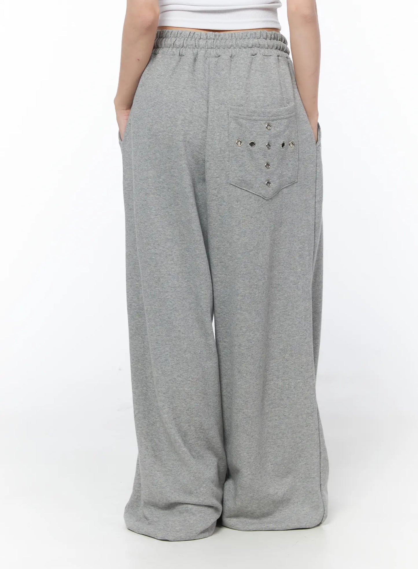 Casual Printed Wide Leg Sweatpants CY529