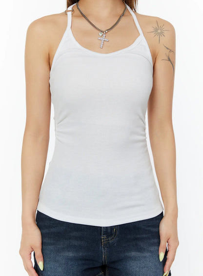 Basic Halter Neck Cami Top CY520