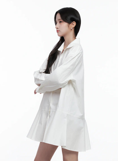Button-Up Midi Dress CS519