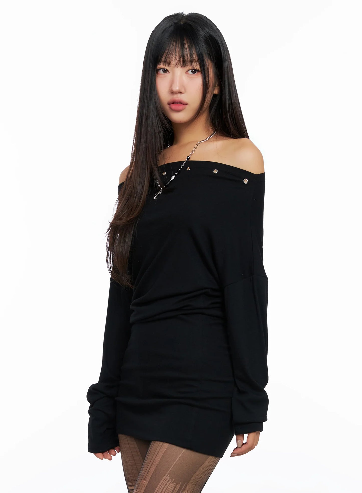 Chic Off-Shoulder Mini Dress CO514