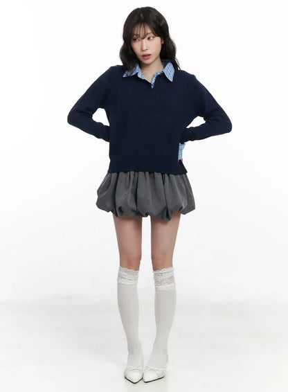 Bubble Mini Skirt CJ527